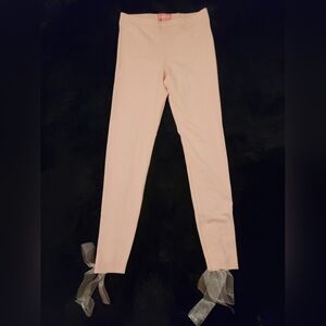 Sugar Thrillz Pink Corset Ribbon Leggings